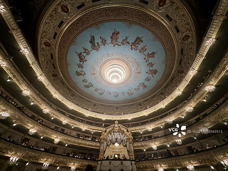 俄罗斯圣彼得堡马林斯基剧院 堂吉诃德歌剧谢幕图片素材