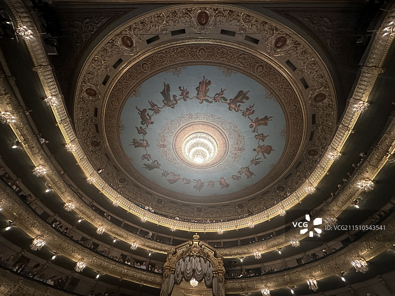 俄罗斯圣彼得堡马林斯基剧院 堂吉诃德歌剧谢幕图片素材