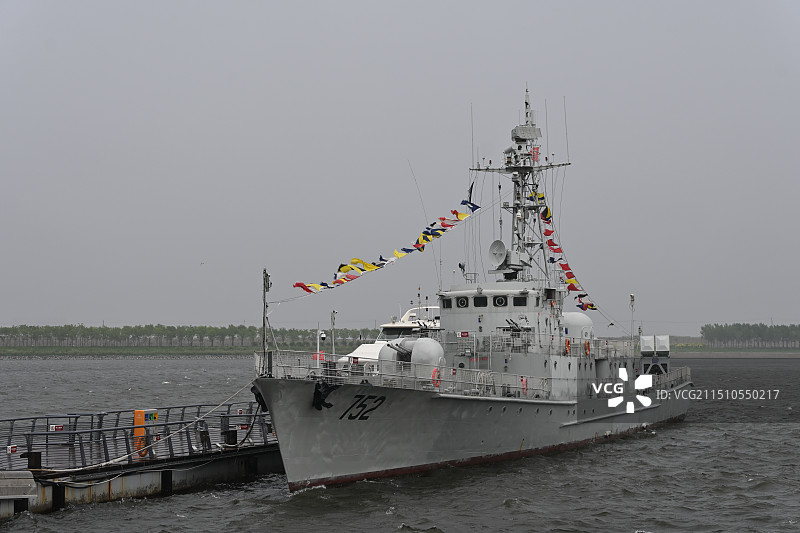 天津国家海洋博物馆752导护舰图片素材