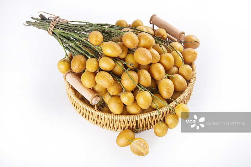 黄皮果静物特写热带水果图片素材