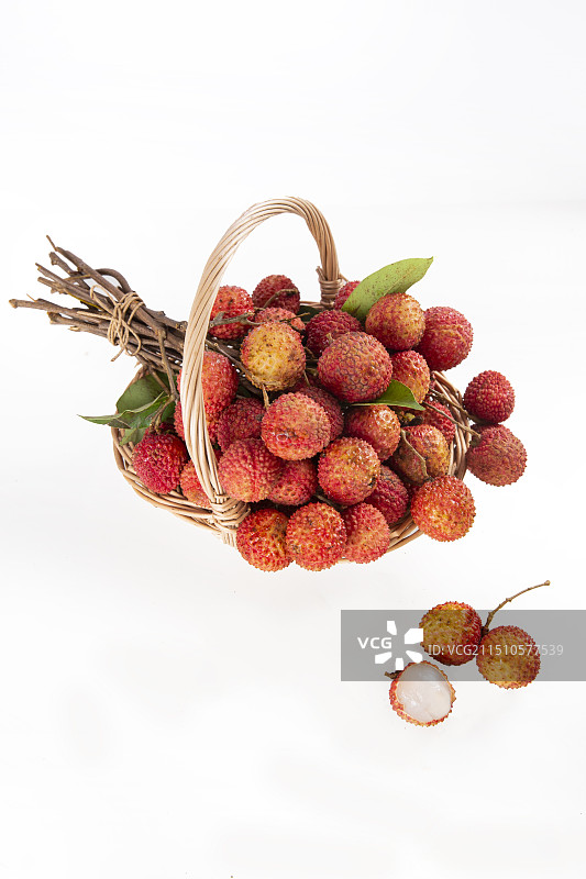 荔枝水果新鲜静物特写图片素材