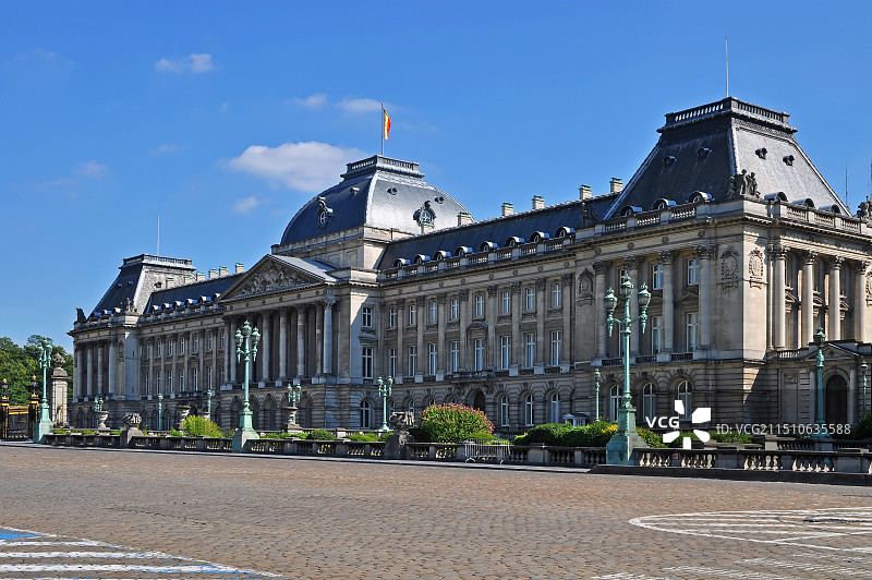 比利时，布鲁塞尔风景。图片素材