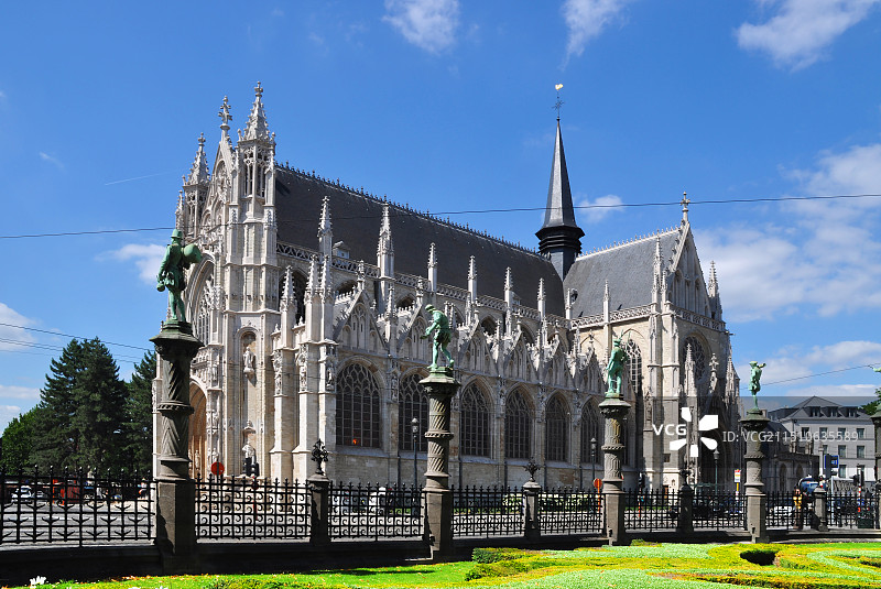 比利时，布鲁塞尔风景。图片素材
