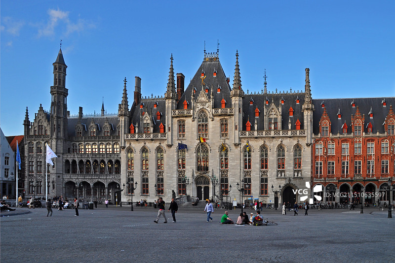 比利时，布鲁塞尔风景。图片素材