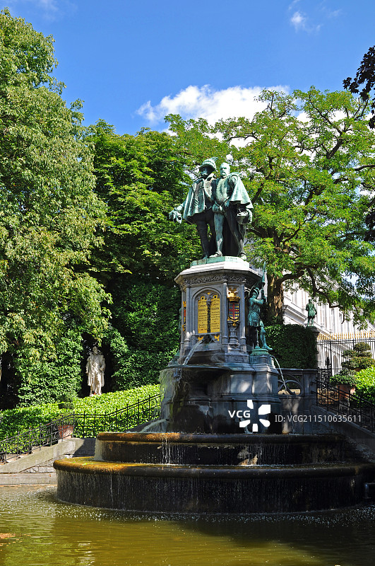 比利时，布鲁塞尔风景。图片素材