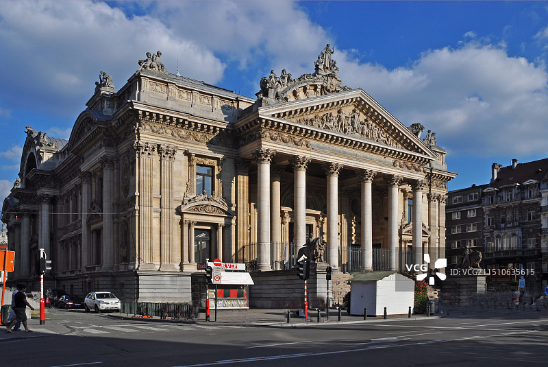 比利时，布鲁塞尔风景。图片素材