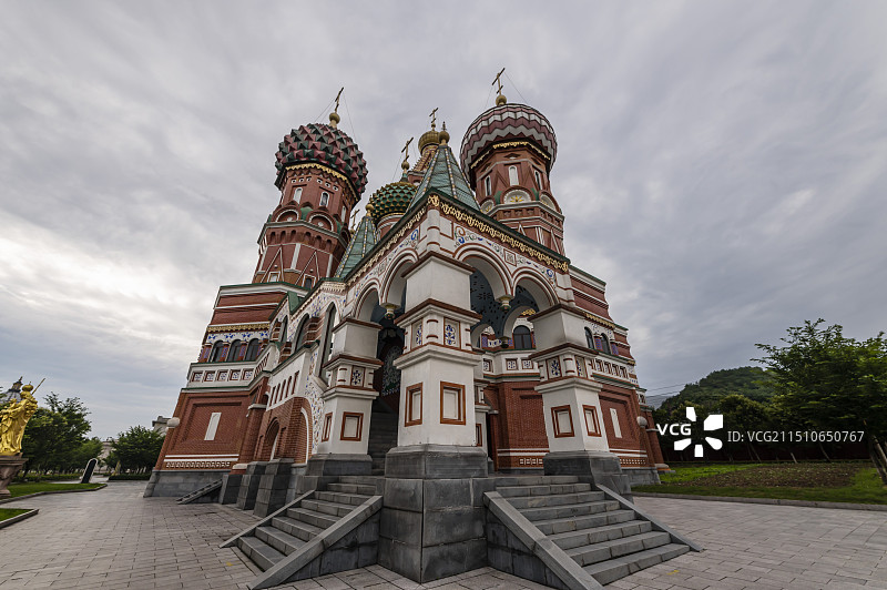 横店圆明新园夏园景观图片素材