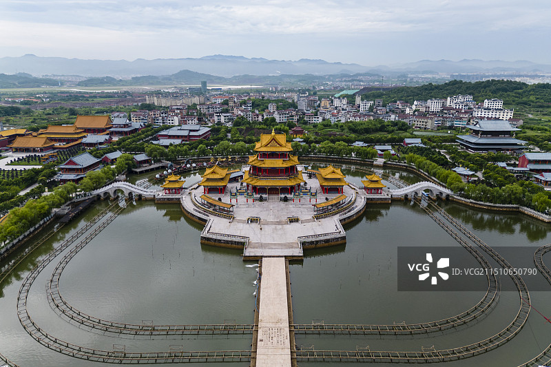 横店圆明新园夏园景观图片素材
