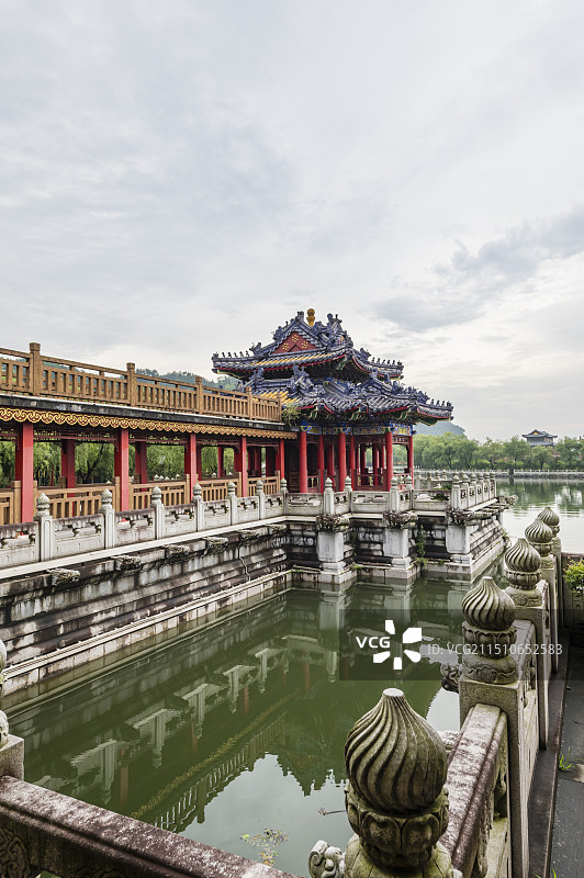 横店圆明新园春园景观图片素材