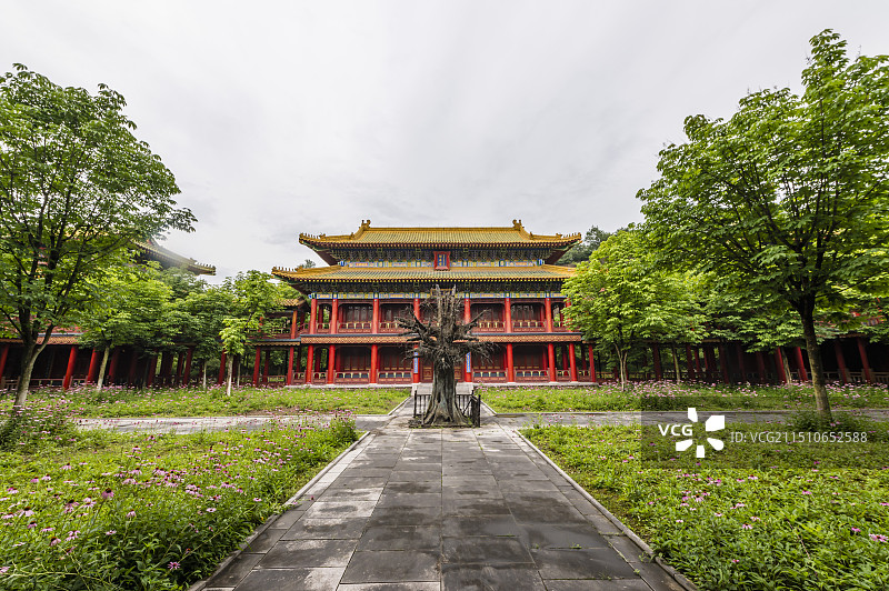 横店圆明新园春园景观图片素材
