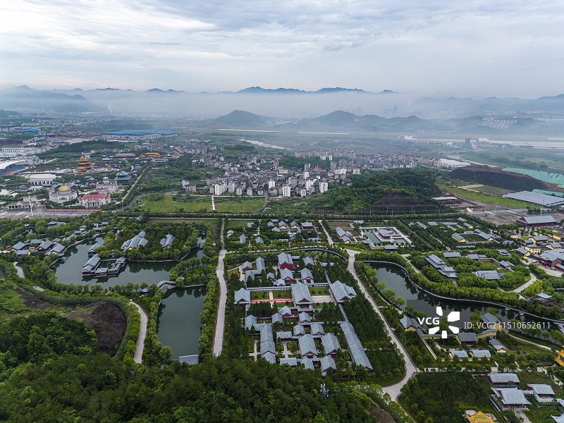 横店圆明新园春园景观图片素材