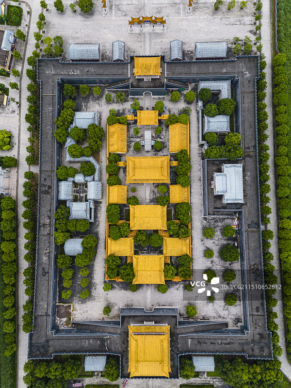 横店圆明新园春园景观图片素材