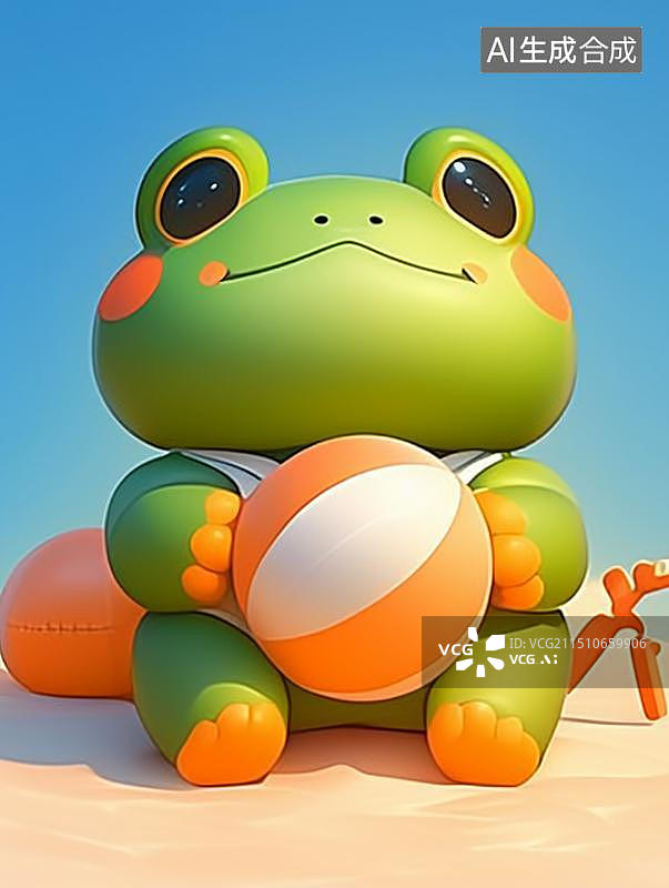 【AI数字艺术】夏天清凉主题图片插图图片素材