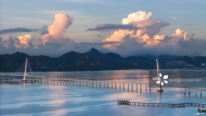 深圳湾公路大桥图片素材
