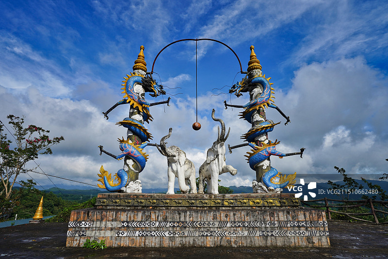 云南德宏陇川县户撒阿昌族乡图片素材