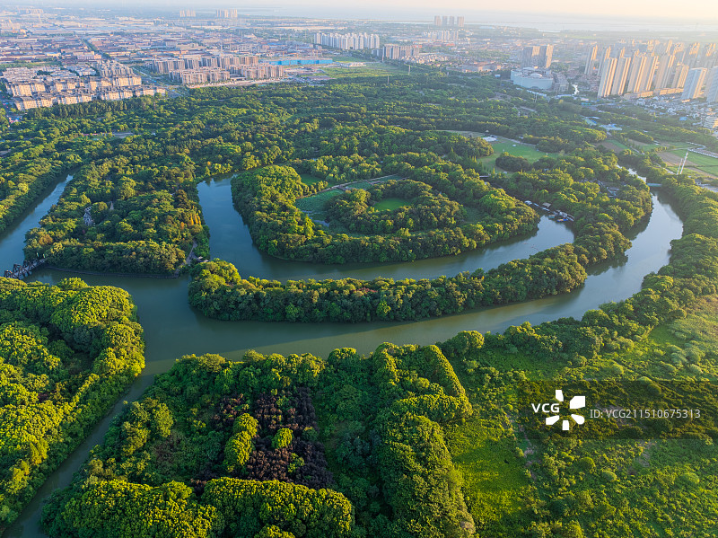 江苏常州淹城春秋乐园风景区图片素材