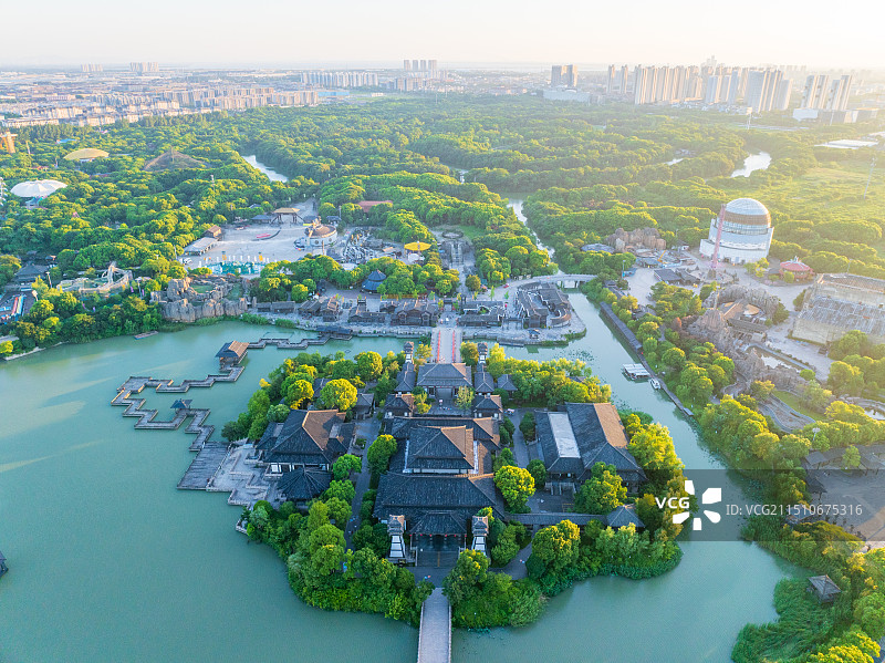 江苏常州淹城春秋乐园风景区图片素材