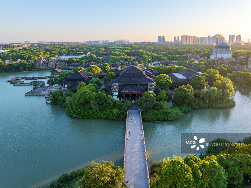 江苏常州淹城春秋乐园风景区图片素材