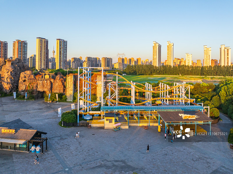 江苏常州淹城春秋乐园风景区图片素材