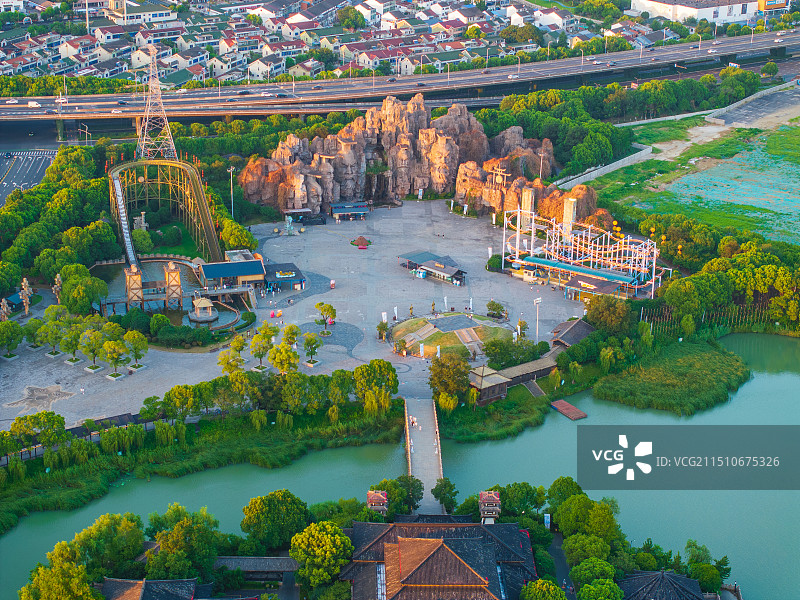 江苏常州淹城春秋乐园风景区图片素材