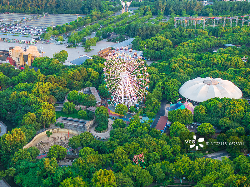 江苏常州淹城春秋乐园风景区图片素材