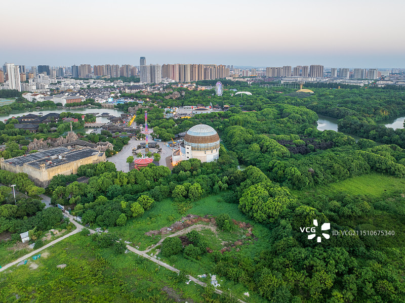 江苏常州淹城春秋乐园风景区图片素材