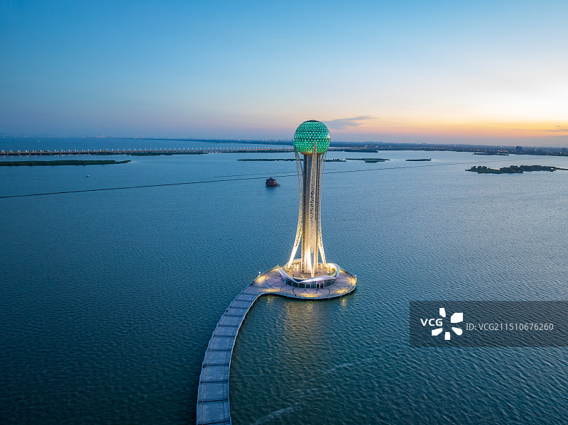 江苏常州西太湖揽月湾图片素材