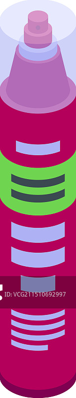 白色背景上的除臭喷雾瓶图片素材