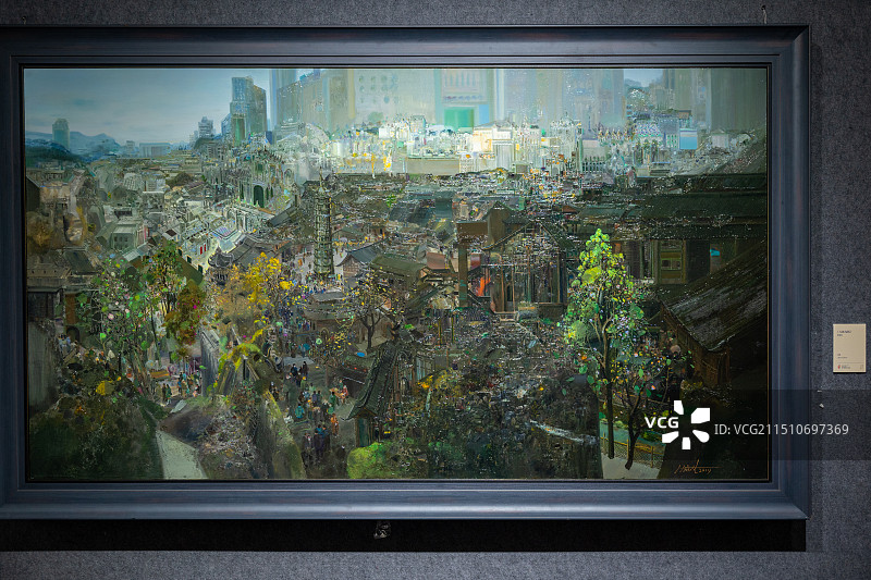 内江书画之乡大千园图片素材