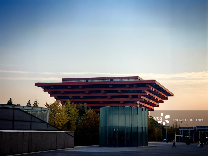 上海浦东中华艺术宫建筑风光图片素材