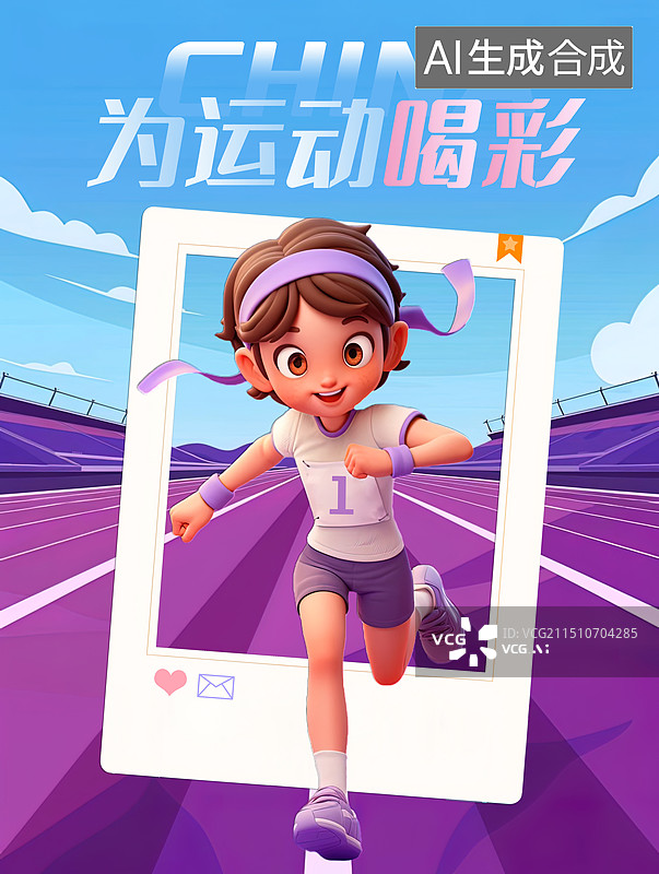 【AI数字艺术】运动会海报设计图片素材