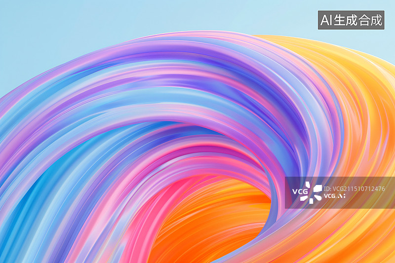 【AI数字艺术】蓝色会议kv主视觉活动主画面背景设计图片素材