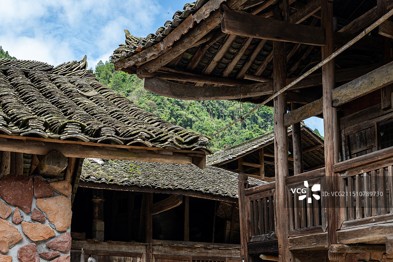 湖北来凤县大河镇张家院子图片素材