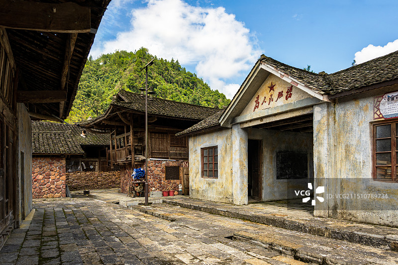 湖北来凤县大河镇张家院子图片素材