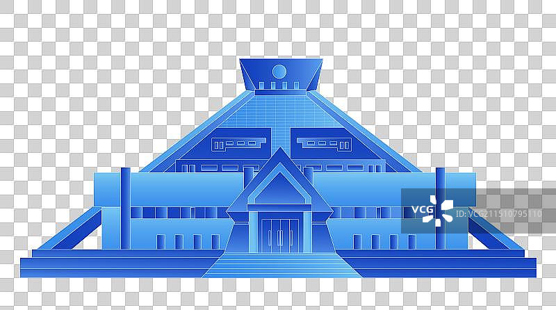 郑州发光渐变科技炫酷商务地标旅游矢量城市图片素材