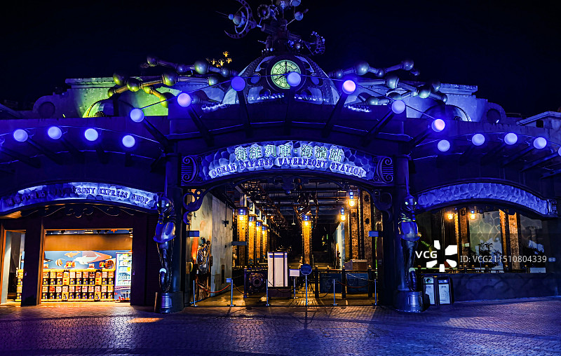 海洋列车站图片素材