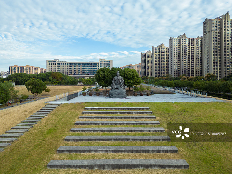 孙武纪念园孙武墓图片素材