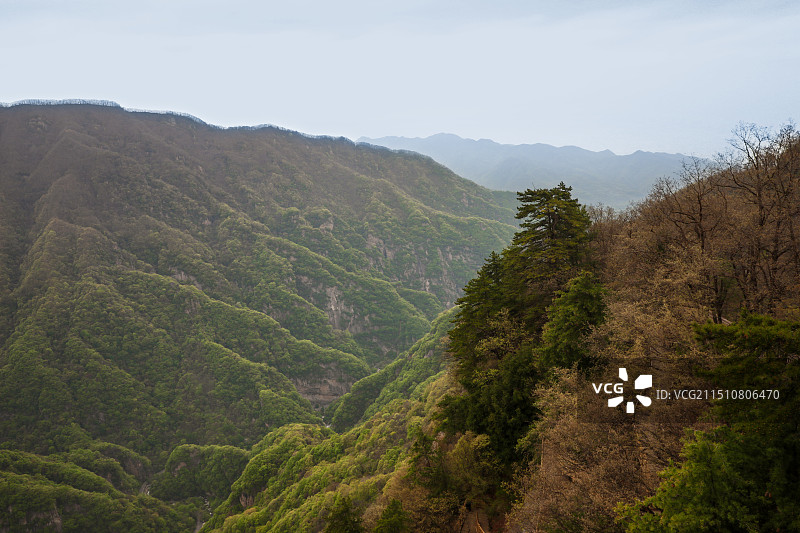 陕西宝鸡太白山红河谷风光图片素材