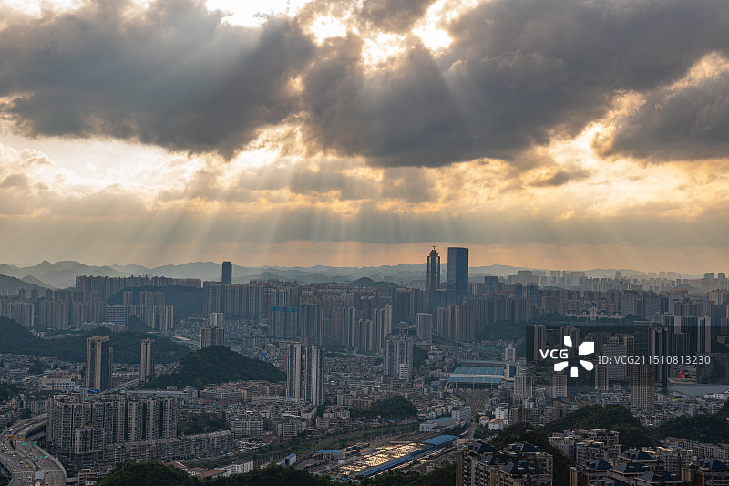 贵阳南岳山视角图片素材