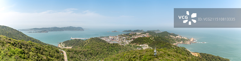 中国最美海岛大陈岛图片素材