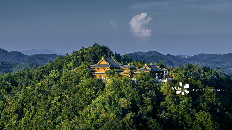 湘潭昭山风景区，古昭山寺图片素材
