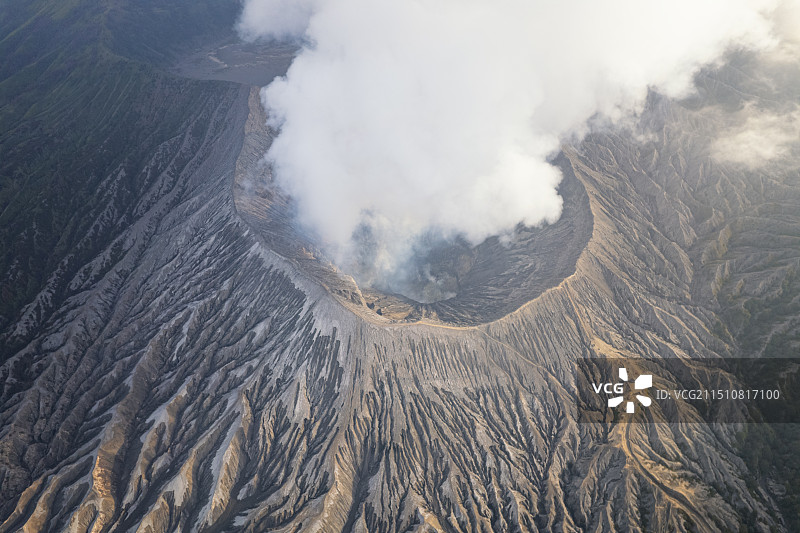 印度尼西亚布罗莫火山火山口图片素材