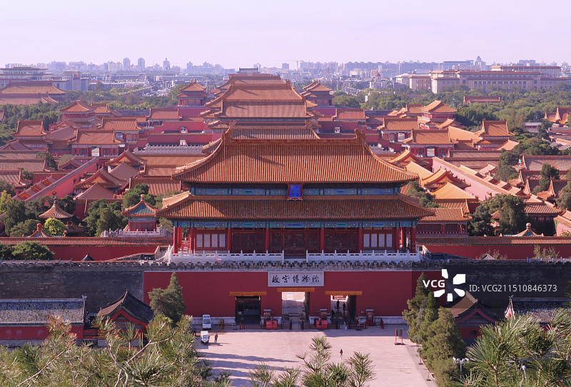 故宫博物院神武门门口图片素材