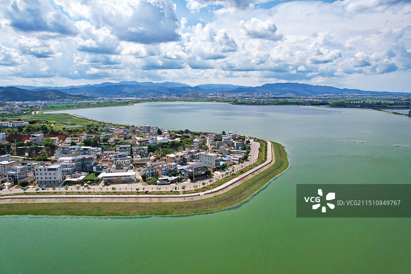 云南大理祥云县青海湖图片素材