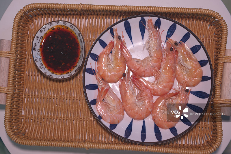 蒸虾图片素材