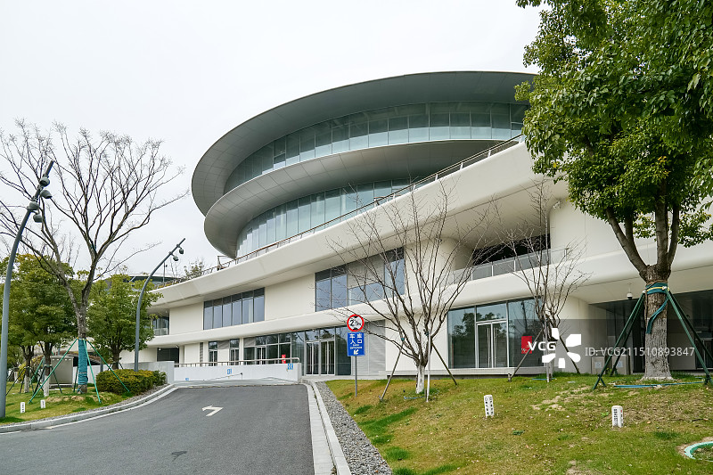 浙江嘉兴站南广场外景图片素材