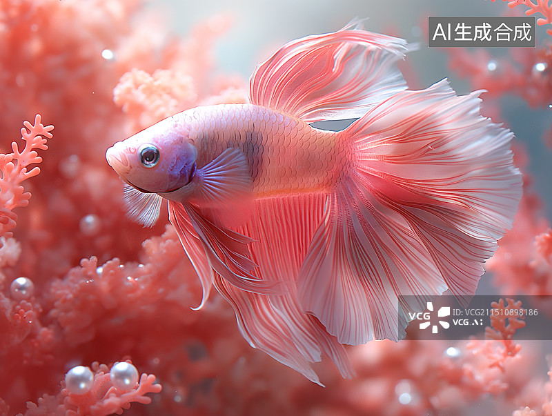 【AI数字艺术】水族馆漂亮的观赏鱼图片素材