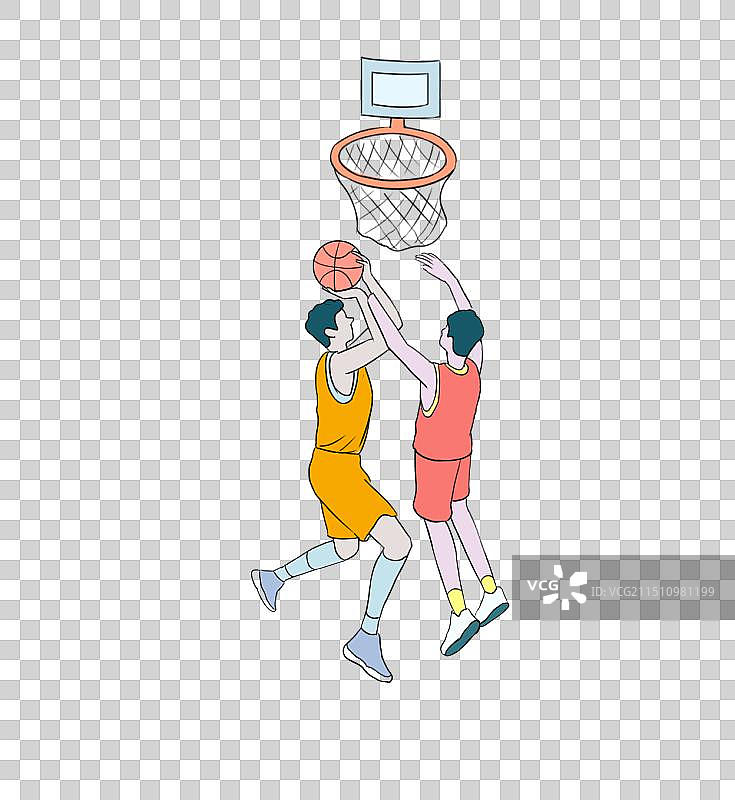 打篮球的人图片素材