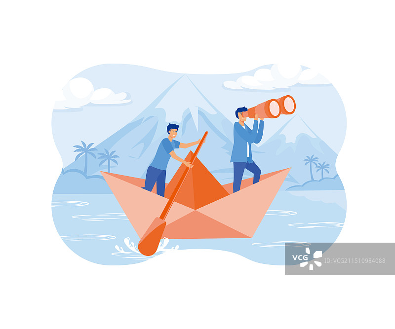 领导力概念：商务人士与领导者图片素材