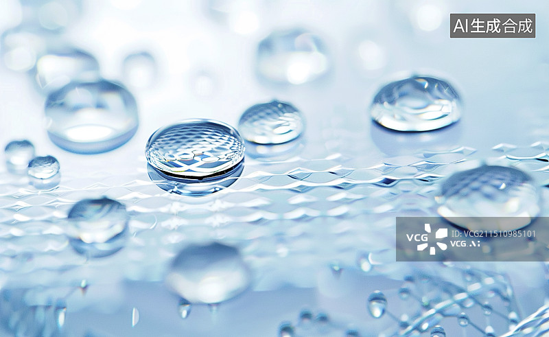 【AI数字艺术】防水材料特写图片素材